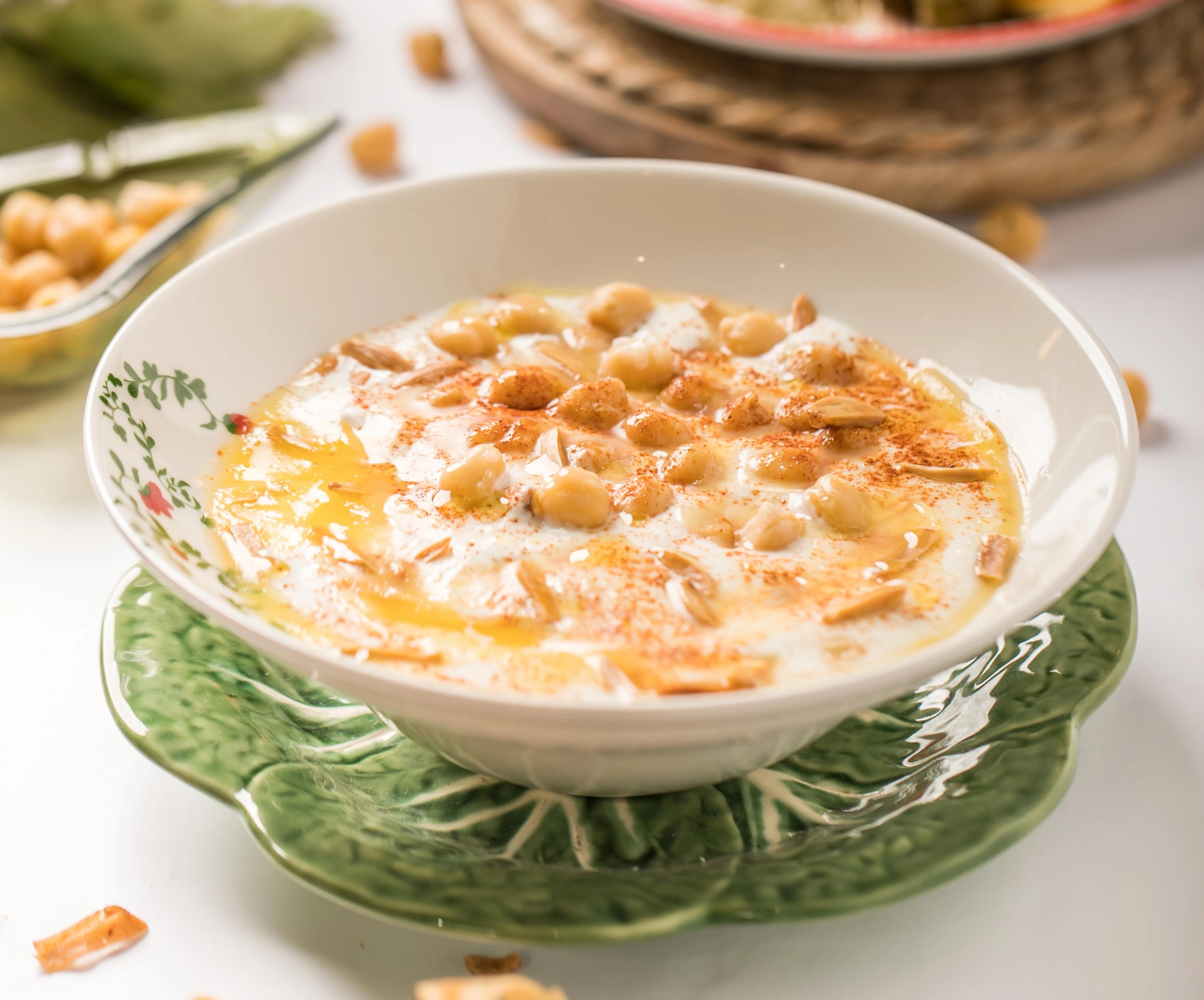 Fatteh with hommos