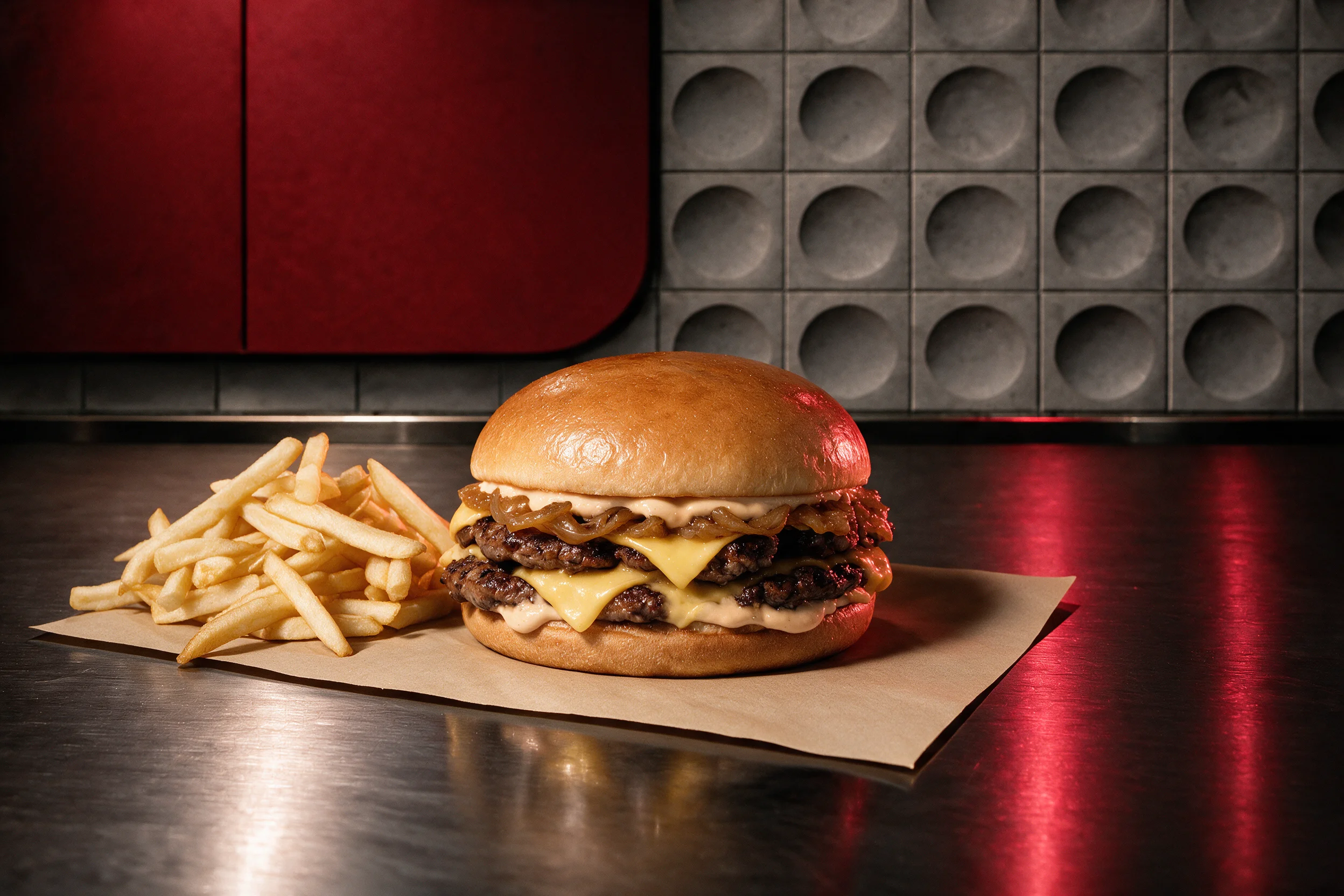 DOUBLE SMASH N' CHEESE